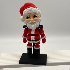 3D printed Santa Claus 4”  Fidget Toy Fun Collectible Stress Re…